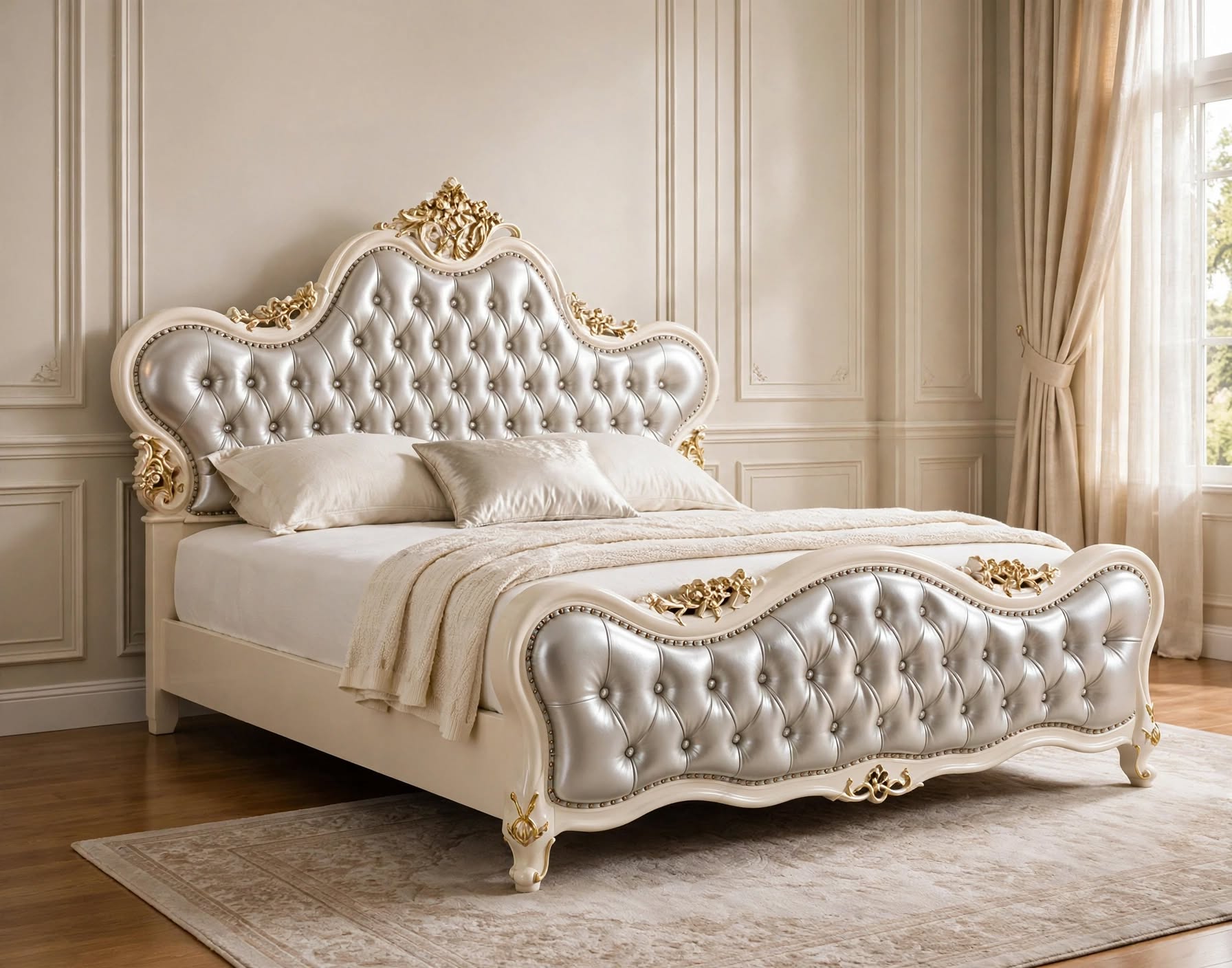Classic Model Headboard Bed hero view